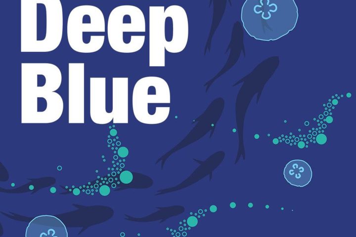 Deep blue omslag